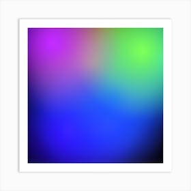 Abstract Rainbow Background 1 Art Print