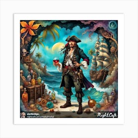 Pirate of the Caribbean  Art Print