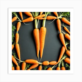 Heart Of Carrots 2 Art Print