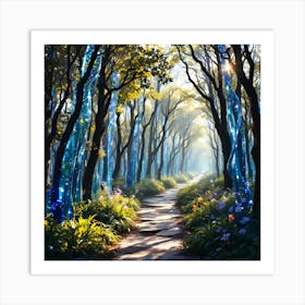 Path In The Woods Art Print