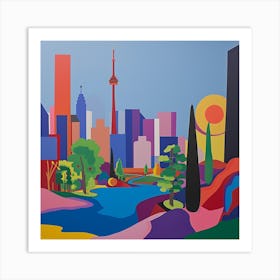 Abstract Travel Collection Toronto Canada 6 Art Print