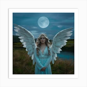 Angel With Wings 2 Art Print