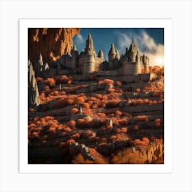 Harry Potter Castle Art Print