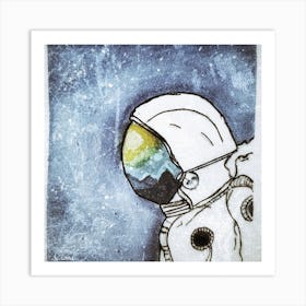 Cosmonaut Art Print