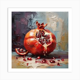 Pomegranate fruit 1 Art Print