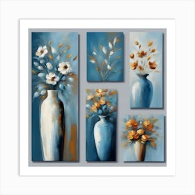 Flowers In Vases Art Print