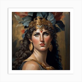 Greek Goddess 3 Art Print