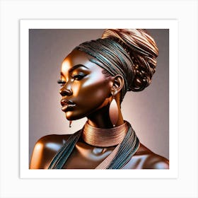 Nubian beauty Art Print