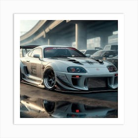 Need For Speed Supra Art Print