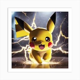 Pikachu 3 Art Print