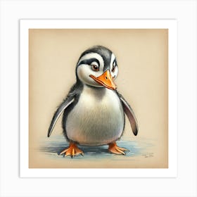 Penguin 11 Art Print