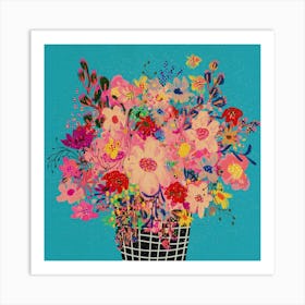 Bouquet Of Flowers Art Print