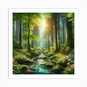 Forest 78 Art Print