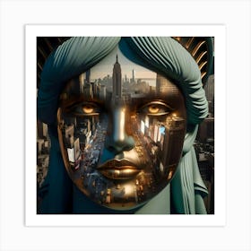 Statue Of Liberty 4 Art Print