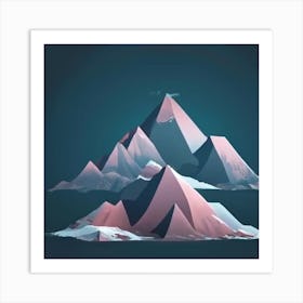 Mountains In The Sky 1 Art Print