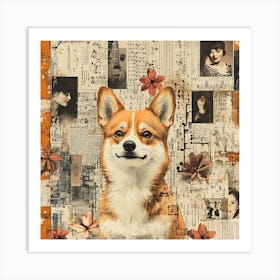 Corgi Art Print