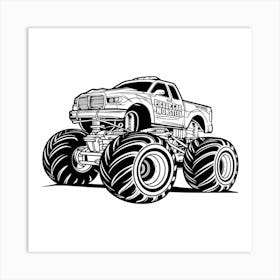 Monster Truck Art Print