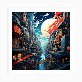 City Of The Future 1 Art Print