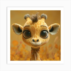 Giraffe 68 Art Print