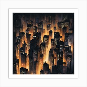 Cityscape 10 Art Print