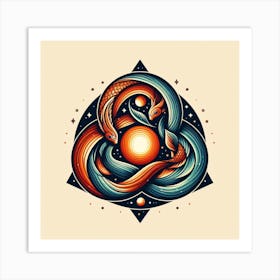 Koi Fish Art Print