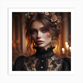 Victorian Beauty 1 Art Print