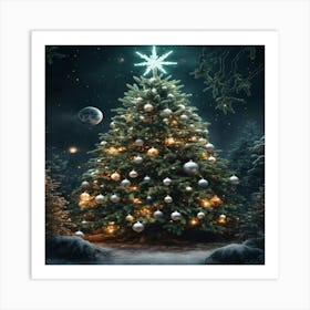 Christmas Tree Art Print