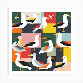 Seagulls 5 Art Print