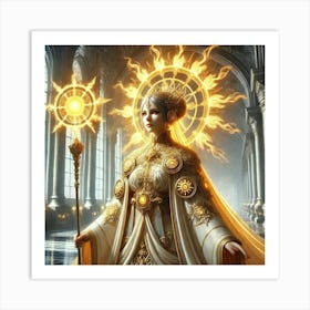 Solar Priestess Converted Art Print