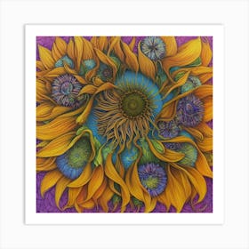 Sunflower 24 Art Print