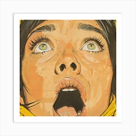 Girl In Yellow Art Print