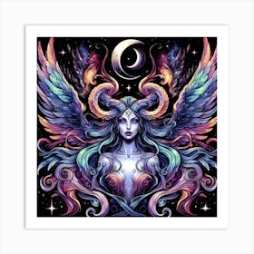 Demon Goddess 4 Art Print