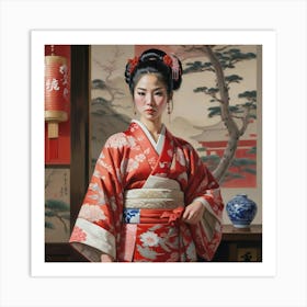 Geisha 1 Art Print