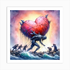 Heart Of The Ocean 3 Art Print