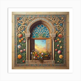 Islamic Window 5 Art Print