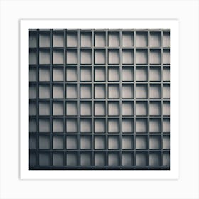 Abstract Background With Squares 1 Art Print