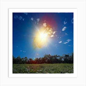 Sun Shines In The Sky Art Print