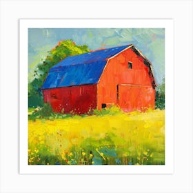 Red Barn 1 Art Print