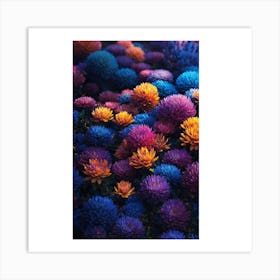 Colorful Flowers 1 Art Print