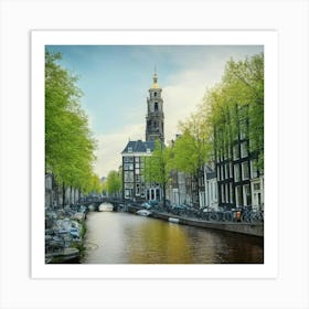 Amsterdam Canal 3 Art Print