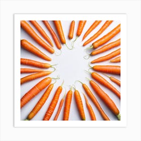 Carrots In A Circle 10 Art Print