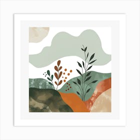 Abstract Landscape Painting 2 Art Print