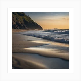 Sunset On The Beach 84 Art Print