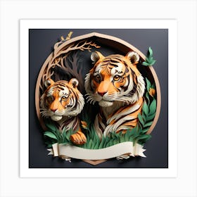 Paper Tiger Art Print