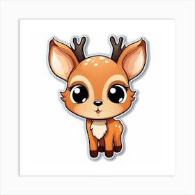 Cute Deer 1 Art Print