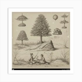 Tree In The Forest Art Print