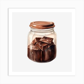 Chocolate In A Jar 8 Art Print