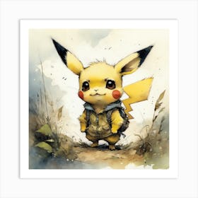 Pikachu poster Art Print