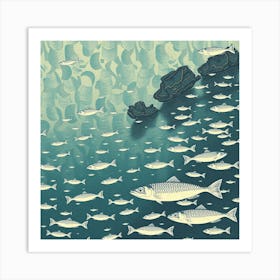 Sardines In The Sea Art Print