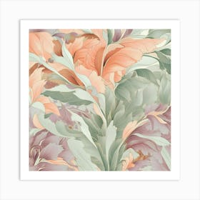 Floral Wallpaper 8 Art Print